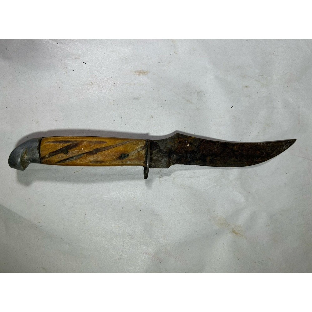 Vintage Bowie Hunting Knife Marked Japan Cabin Lodge Hunt Fish Collectible